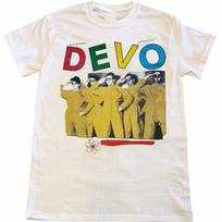 Devo 90s Roko grupės Baltas trumpomis rankovėmis Unisex Marškinėliai Unisex Marškinėliai S