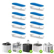 Tylus belaidis katės vandens fontanas su gyva cirkuliacija ir filtru Pack of 8