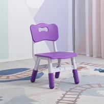 Reguliuojamo aukščio plastikinė kėdė vaikams – Idealiai tinka piešti, valgyti ir mokytis Height Adjustable violetinė