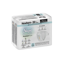 SLEEPY “Bio Natural” sauskelnės, NEWBORN (2-5 kg. / 28 vnt.)