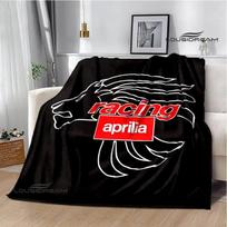 Aprilia Motociklo Logotipo Spausdinti pledai Madingas Šiltas Pledas Minkštas Ir Patogus Pledas Namų Kelionių Pledai Gimtadienio Dovana 75x90cm