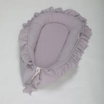 Bionic Lace Cotton Newborn Portable Crib Mat mėlyna/žalia