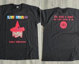 Juodojo Magijos SS marškinėlis grupės Grafinis trumpomis rankovėmis 2 šonai T-shirt klasikinis 16D544 Unisex T-shirt XXL