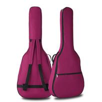 Double Shoulder Strap 5mm Thick Cotton Guitar Bag for 40-41 Inch Folk Guitars
