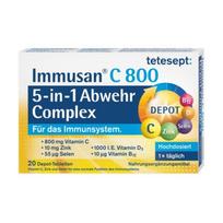Tetecept 5in1 Imuninės sistemos C800 Gynybos kompleksas 20 tablečių