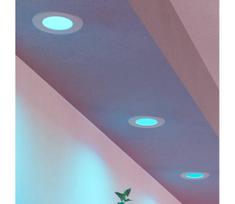 Eglo 901429 - rinkinys 3x LED RGBW įleidžiami šviestuvai FUEVA-Z LED/2,8W/230V 8,8 cm IP44 balti