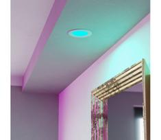 Eglo 901431-LED RGBW Įleidžiamas vonios lubų šviestuvas FUEVA-Z LED/5W/230V 12cm IP44 balta