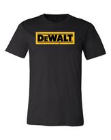 Dewalt Įrankiai Juodi TEKSTAS PATRINTAS Marškinėliai shirt 6 Dydžiai S-6XL! Greitas siuntimas! Unisex marškinėliai S