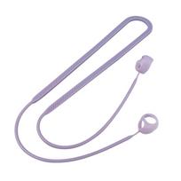 Anti-Lost dirželis Sony WF-1000XM5 ausinėms Sportinis minkšto silikono dirželis Priedai WF1000XM5 Triukšmą slopinančios ausinės Kaklo virvelė violetinė