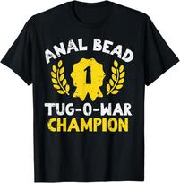 Karoliukų Traukimo Virvės Čempionas Juokingas Posakis Suaugusiųjų Humoras Vyrai Moterys Marškinėliai Unisex Marškinėliai L