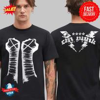 CM Punk Fists Retro WWE Two Sides Classic T-Shirt Unisex T-Shirt XL