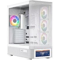 Modecom Volcano AQ500 ARGB, Tempered Glass, White MC-A-AQ500-4FA-W