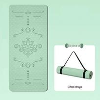 Widened TPE Non-slip Yoga Mat, Thickened for Home Fitness & Dance Dormitory 185*61cm