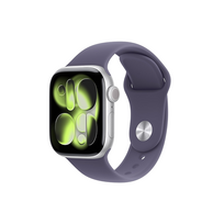 Apple Watch Series 11 42mm Silver (Purple Rubber Strap S/M)