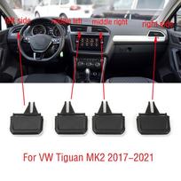 Skirta VW Tiguan MK2 2017 2018    Automobilio prietaisų skydelio oro kondicionieriaus anga A/C oro kondicionavimo ventiliacijos anga Tab spaustukas pasirinkimas 1pc left side