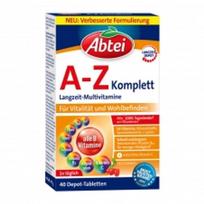 Abtai A-Z Pilnas Multivitaminas 40 Tablečių