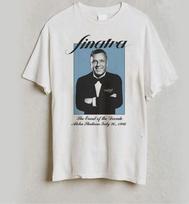 Geriausia! Vintažinis Frank Sinatra 1986 Hailey Baldwin Frank Sinatra Marškinėliai Unisex T-shirt XXXL