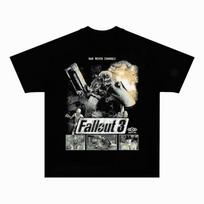 FALLOUT 3 Retro Grafinis Marškinėlis Unisex Trumpomis Rankovėmis S-5XL Unisex Marškinėlis L