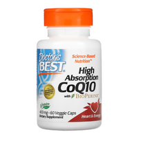 Doctor's Best High Absorption CoQ10 with BioPerine 400 mg 60 vcaps
