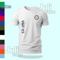 CZ Shadow JAV Logotipas juokingi marškinėliai Dydis S-5XL JAV Unisex marškinėliai XXXXL