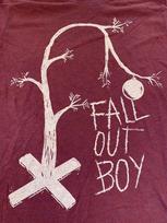 Fall Out Boy Grupės Koncertas Bordo Spalvos Marškinėliai Visų Dydžių S-5XL Unisex Marškinėliai M brown