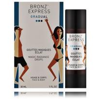 Academie Bronz'Express Gradual Magic Radiance Drops savaiminio įdegio lašai veidui ir kūnui - 30 ml.