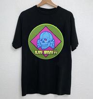 Juodojo Magijos SS Grupės Kaukolės Besisukanti Marškinėliai Unisex Marškinėliai L