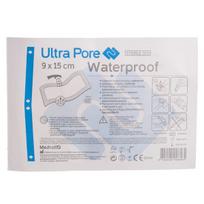 MEDRULL ULTRA PORE ADHESIVE PU DRESSING STERILE, 9 x 15 cm, atsparus vandeniui
