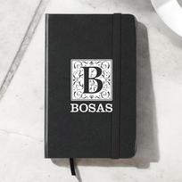 Juoda užrašų knygutė „BOSAS“