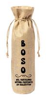 Lininis maišelis buteliui „BOSO“