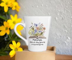 Latte puodelis „Mokytoja, ačiū už jūsų gerumą ir supratingumą“ (300ml)