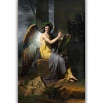 Reprodukcija „Klio, istorijos mūza“, Charles Meynier, (1800)