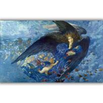 Reprodukcija „Naktis ir jos žvaigždės“, Edward Robert Hughes, (1912)