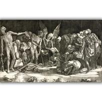 Reprodukcija „Skeletai“, Agostino Veneziano, (1518)