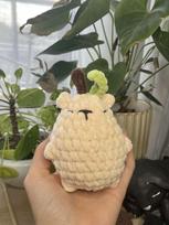 Crochet pear bear / Nertas kriaušiukas meškiukas