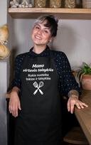 Prijuostė „Mano virtuvės taisyklės“