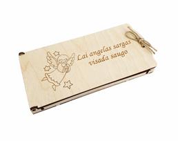 Pinigų vokelis „Lai angelas sargas visada saugo“