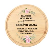 Apvali pjaustymo lentelė „KRIKŠTO MAMA“