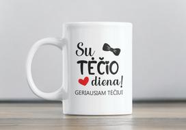 Standartinis puodelis „Su Tėčio diena“