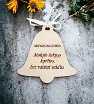 Medinis varpelis „Mokslo šaknys karčios“