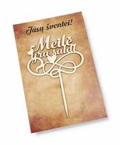 Smeigtukas-toperis „Meilė yra saldi“