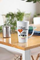Latte puodelis „Super herojus TĖTIS“ (450ml)