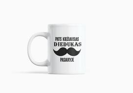 Standartinis puodelis „Pats kiečiausias diedukas“