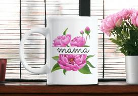 Standartinis puodelis su bijūnais „Mama“