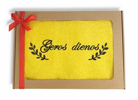 Siuvinėtas rankšluostis „Geros dienos“