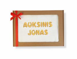 Siuvinėtas rankšluostis „AUKSINIS JONAS“