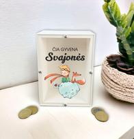 3D Taupyklė stačiakampė su mažuoju princu „Čia gyvena svajonės“