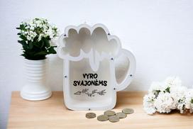 3D Taupyklė bokalas „Vyro svajonėms“
