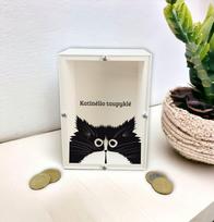 3D Taupyklė stačiakampė „Katinėlio taupyklė“