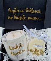 KVIETIMAS BŪTI KRIKŠTO TĖVAIS, BALTAS